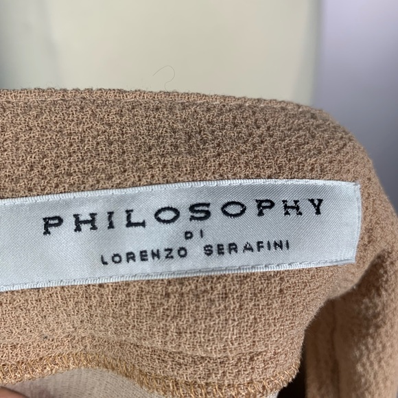 Crepe wool front button up mini skirt - Picture 6 of 6